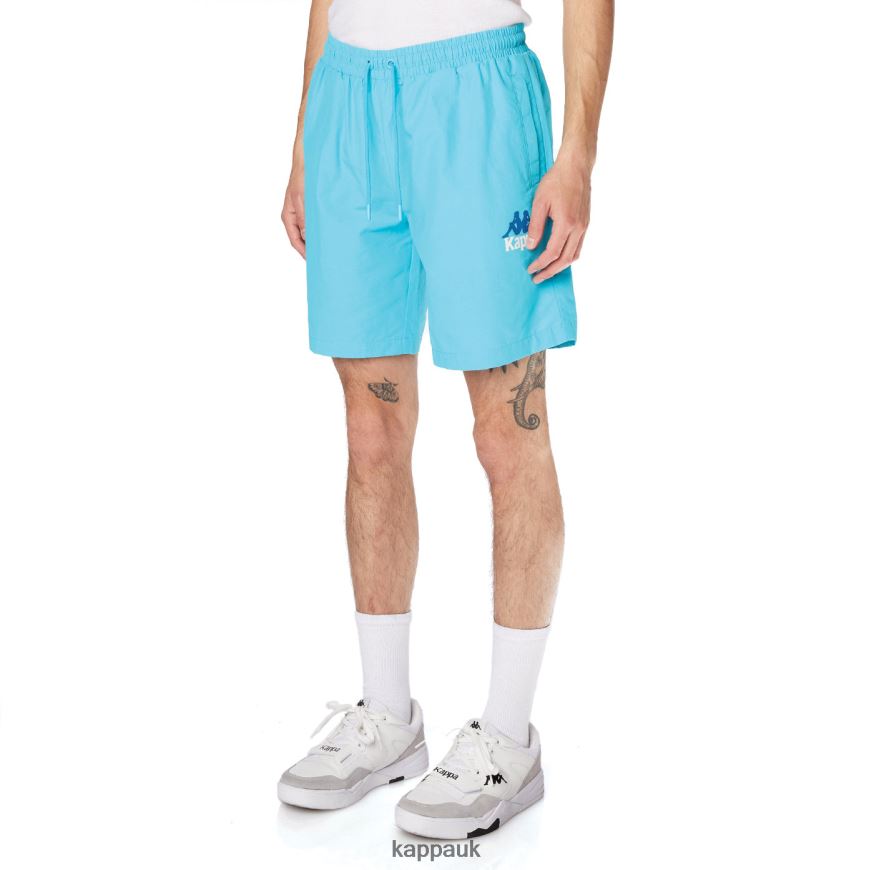 Kappa Authentic Wale Shorts Turqoise 408H4N233 - Kappa Trainers UK
