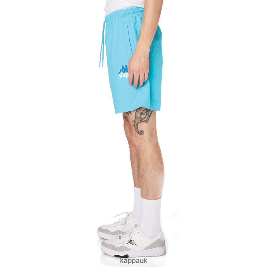 Kappa Authentic Wale Shorts Turqoise 408H4N233 - Kappa Trainers UK
