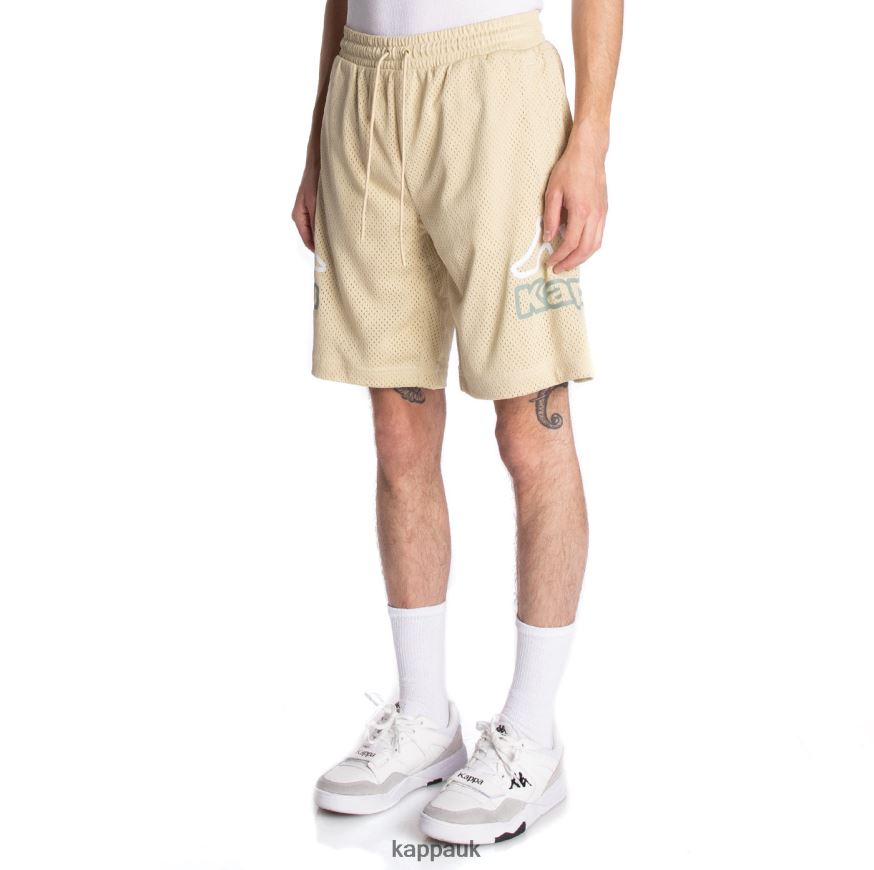 Kappa Logo Deer Shorts Beige 408H4N221 - Kappa Trainers UK