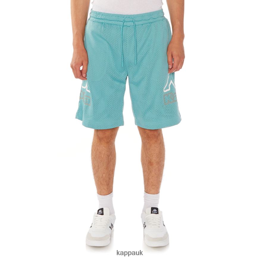 Kappa Logo Deer Shorts Sage 408H4N222 - Kappa Tracksuit UK