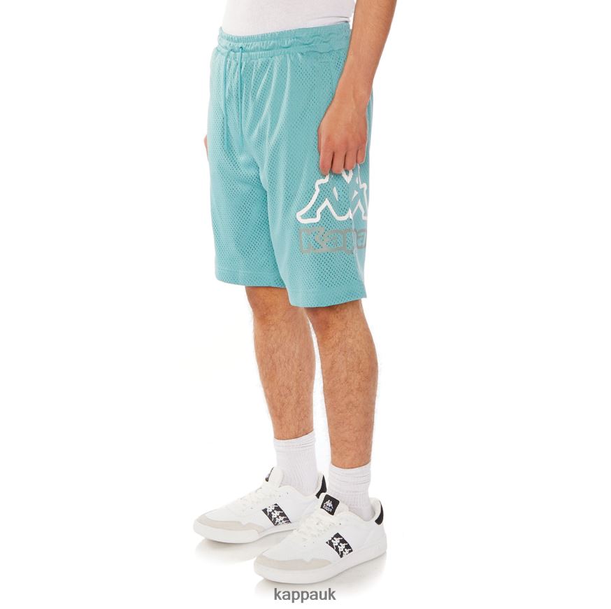 Kappa Logo Deer Shorts Sage 408H4N222 - Kappa Tracksuit UK