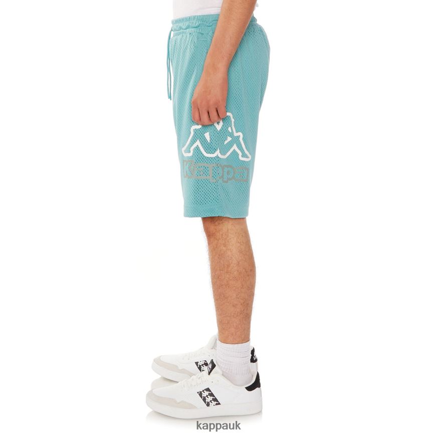 Kappa Logo Deer Shorts Sage 408H4N222 - Kappa Tracksuit UK