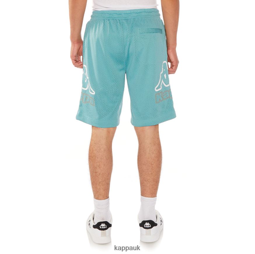 Kappa Logo Deer Shorts Sage 408H4N222 - Kappa Tracksuit UK