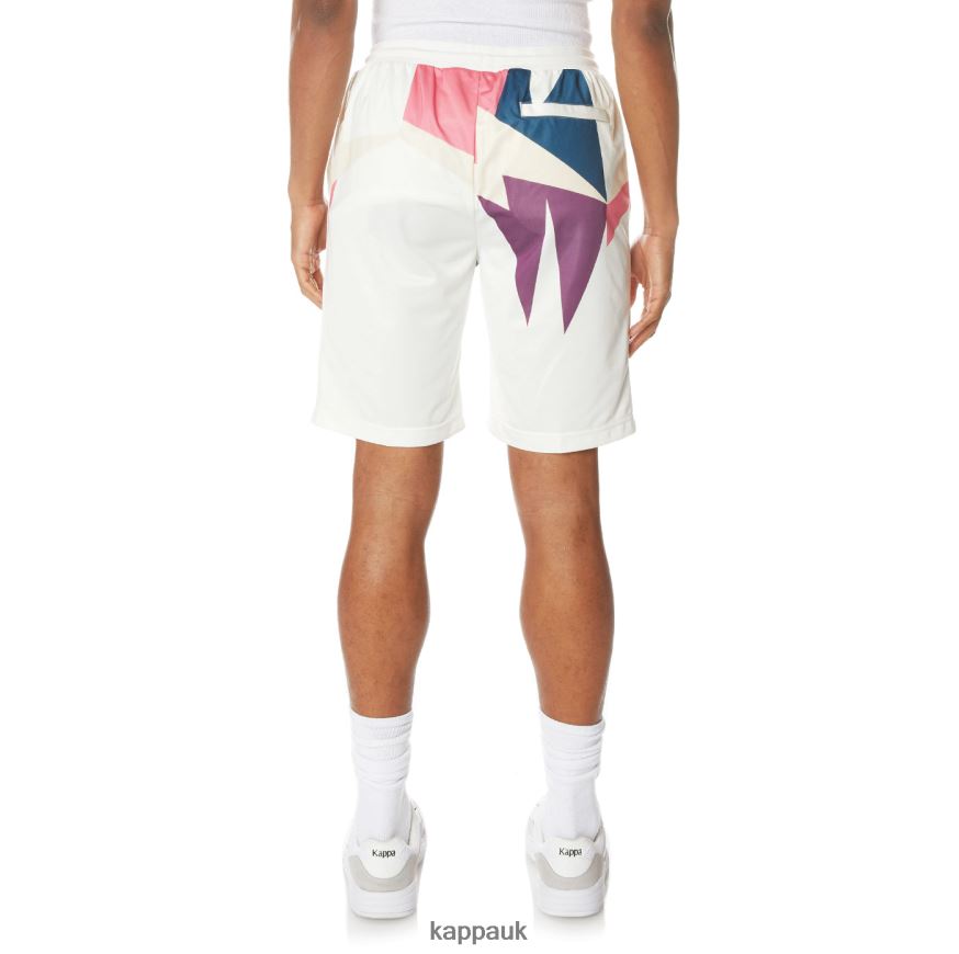 Kappa Logo Key Shorts White 408H4N257 - Kappa Trainers UK