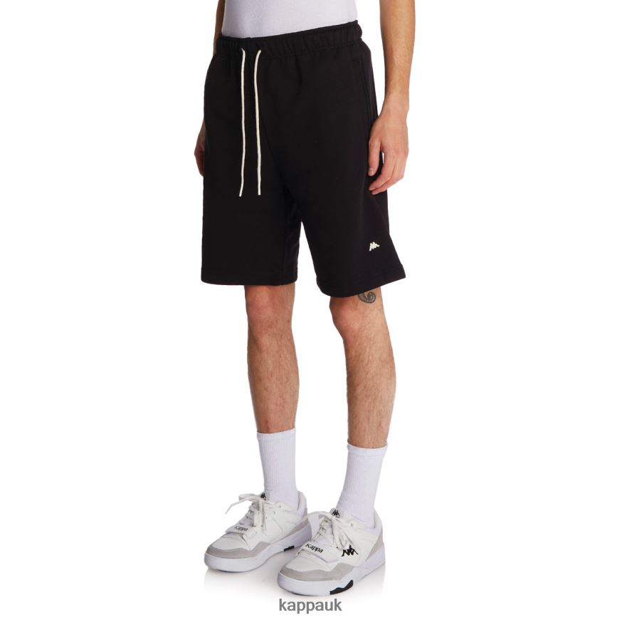 Kappa Robe Giovani Karraway Shorts Black 408H4N273 - Kappa Tracksuit UK