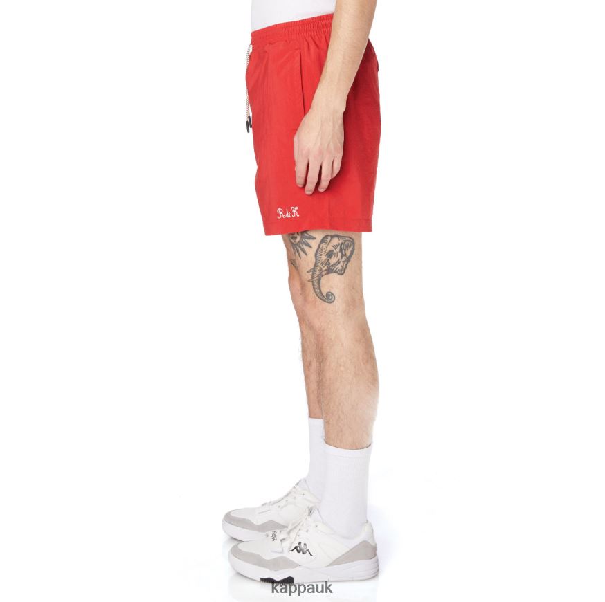 Kappa Robe Giovani Kayen Swim Trunks Red 408H4N276 - Kappa Tracksuit UK