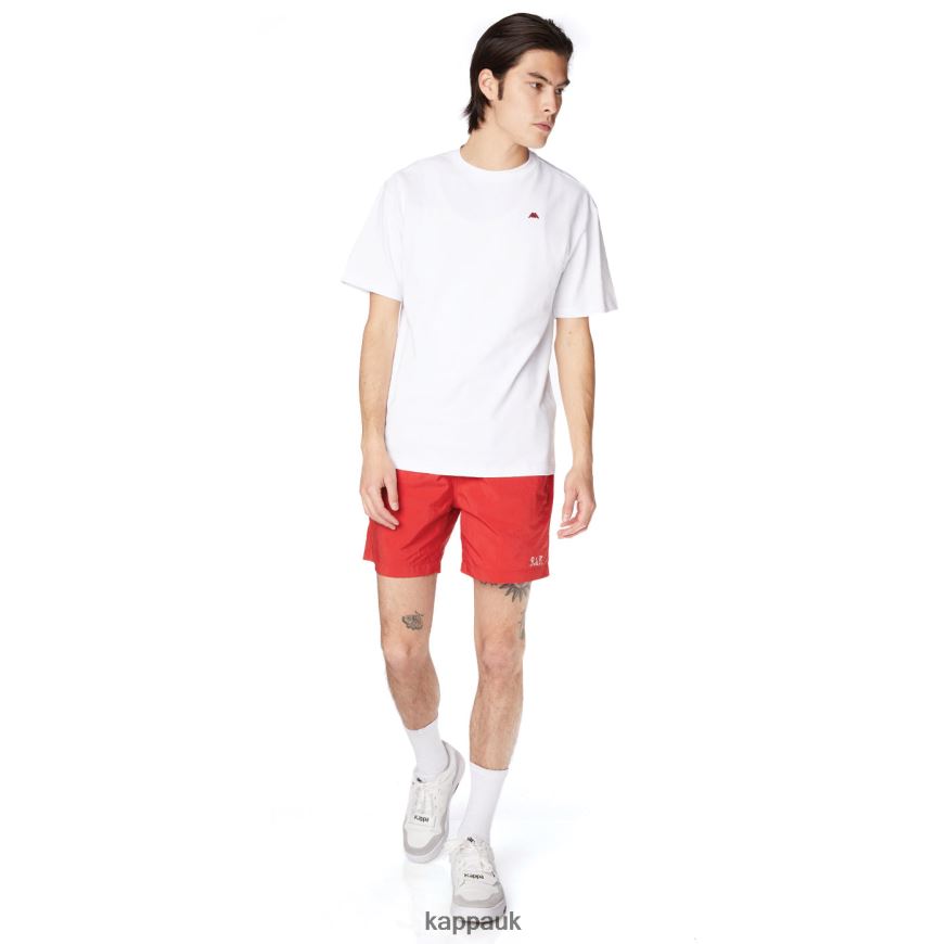 Kappa Robe Giovani Kayen Swim Trunks Red 408H4N276 - Kappa Tracksuit UK