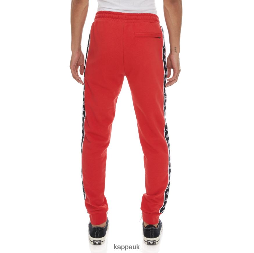 Kappa 222 Banda Alanz 2 Sweatpants Red Black 408H4N64 - Kappa UK