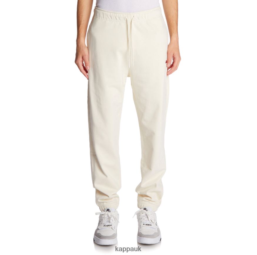Kappa Robe Giovani Aurion Sweatpants Cream 408H4N69 - Kappa Tracksuit UK