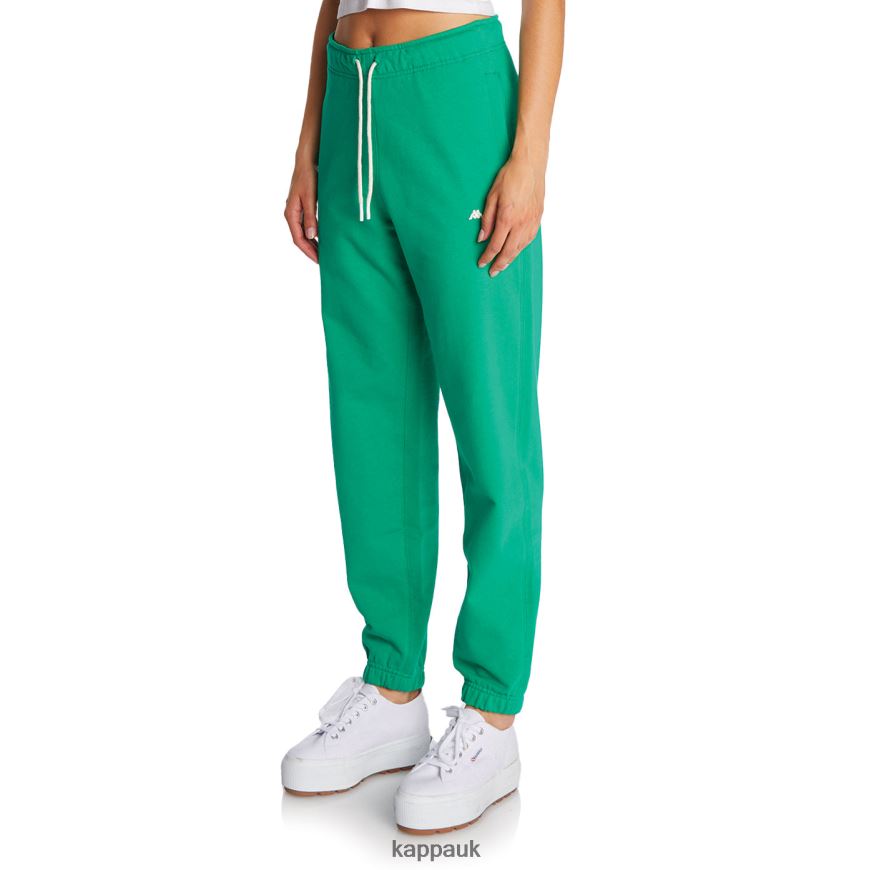 Kappa Robe Giovani Aurion Sweatpants Kelly Green 408H4N71 - Kappa Trainers UK