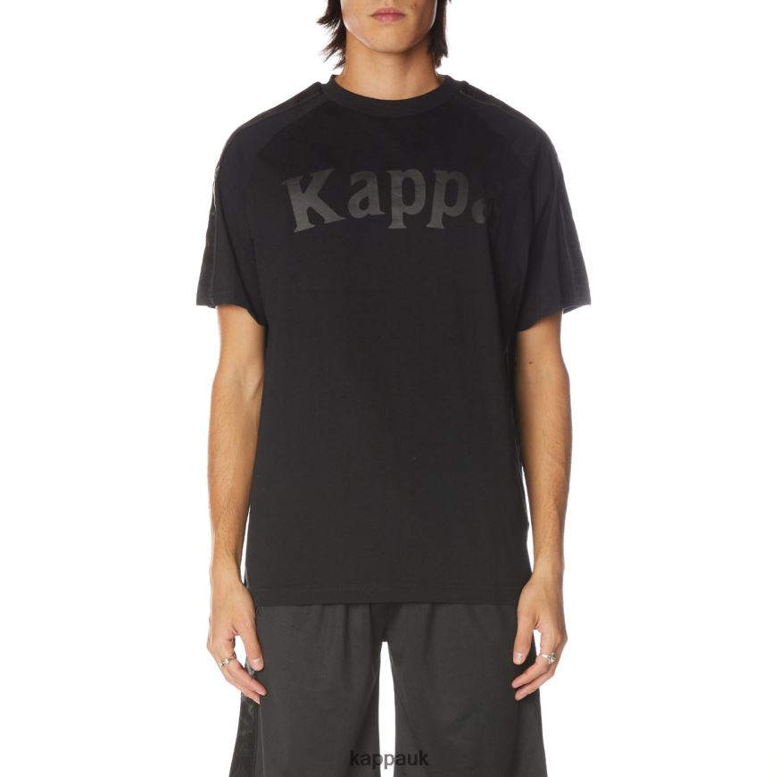 Kappa 222 Banda Balima T-Shirt Black Jet 408H4N184 - Kappa UK