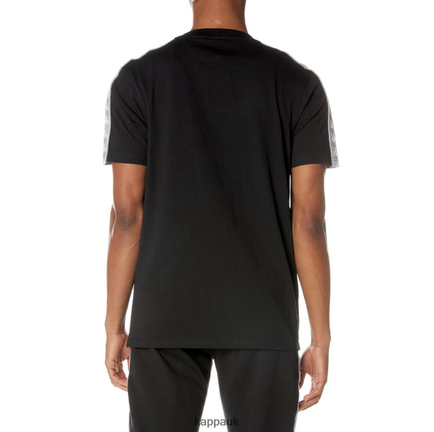 Kappa 222 Banda Dabst T-Shirt Jet Black 408H4N158 - Kappa Trainers UK