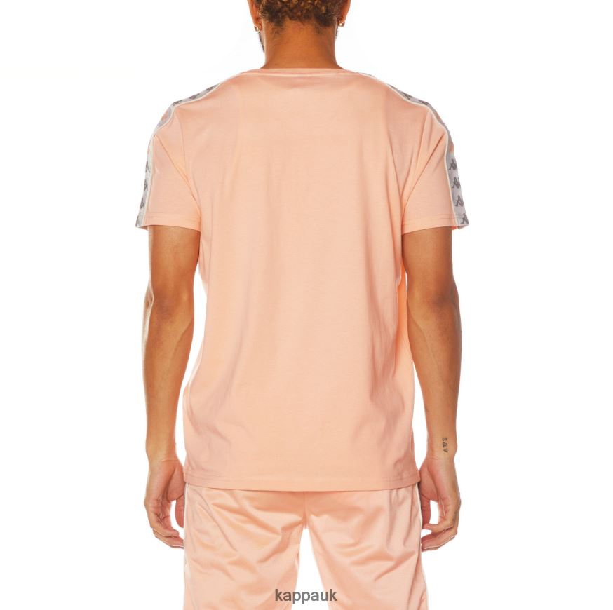 Kappa 222 Banda Deto 2 T-Shirt Peach 408H4N175 - Kappa UK