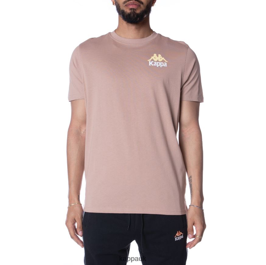 Kappa Authentic Ables T-Shirt Beige 408H4N157 - Kappa UK