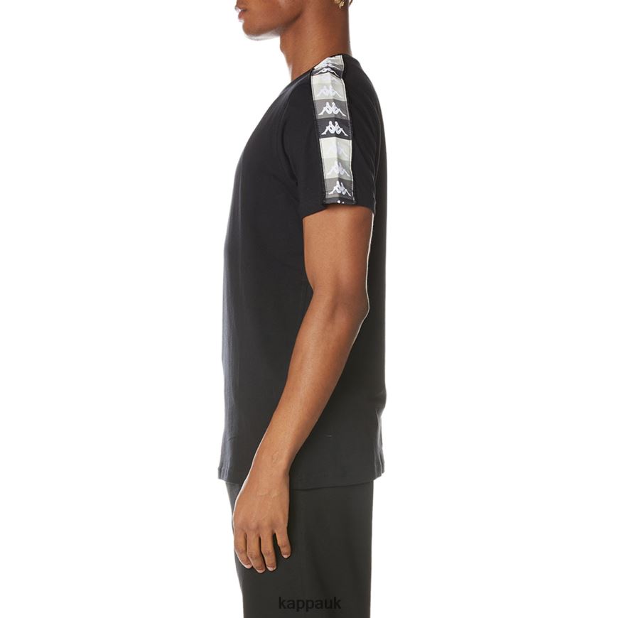 Kappa Authentic Artemis T-Shirt Black Jet 408H4N125 - Kappa Trainers UK