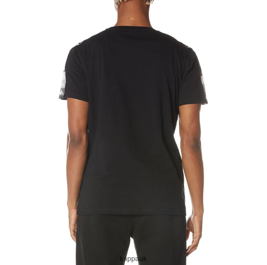 Kappa Authentic Artemis T-Shirt Black Jet 408H4N125 - Kappa Trainers UK