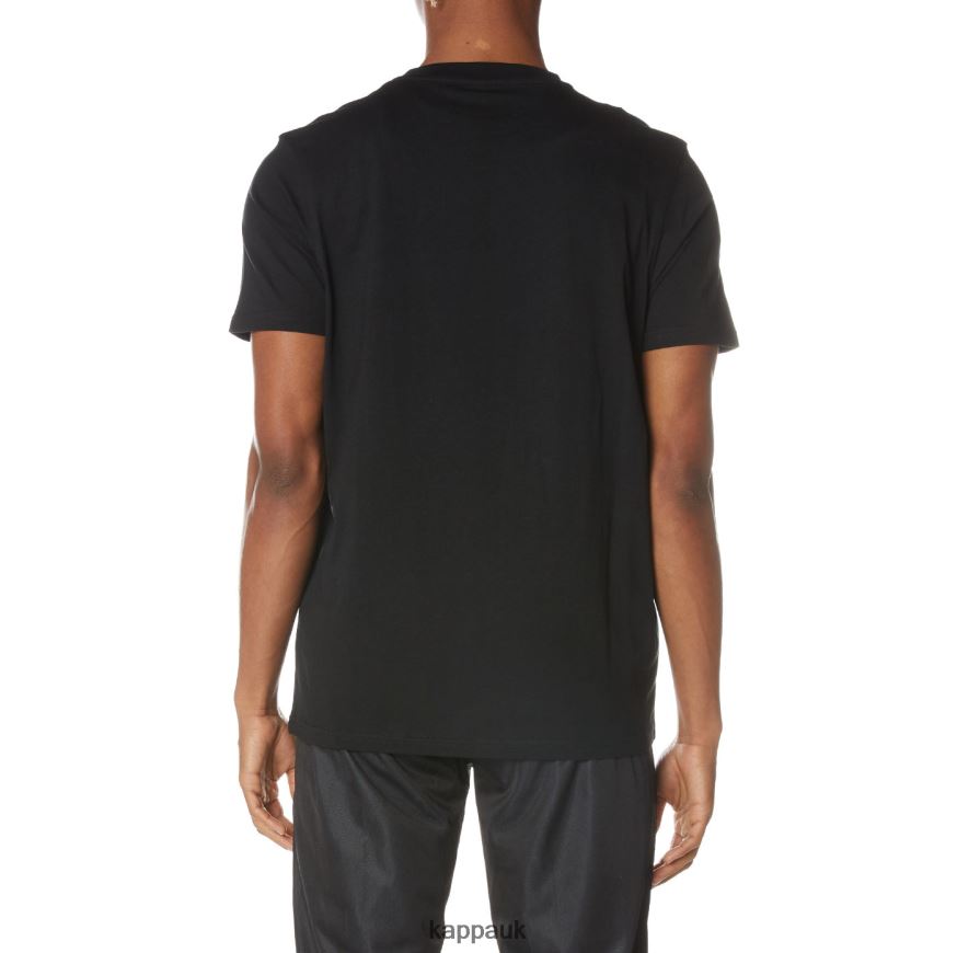 Kappa Authentic Cairo T-Shirt Jet Black 408H4N164 - Kappa Trainers UK
