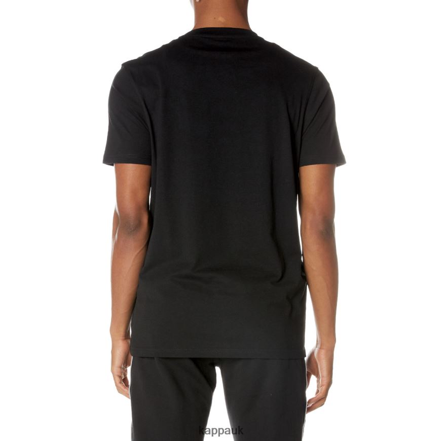 Kappa Authentic Vanguard T-Shirt Jet Black 408H4N162 - Kappa Tracksuit UK