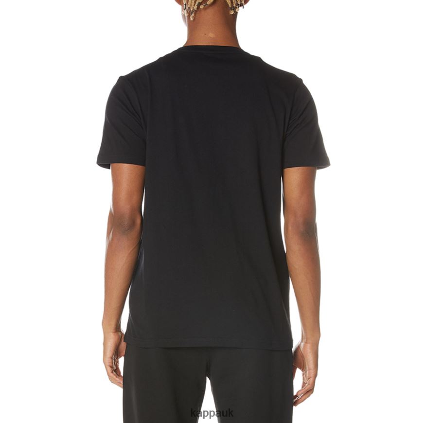 Kappa Authentic Zielona T-Shirt Black Jet 408H4N104 - Kappa Trainers UK