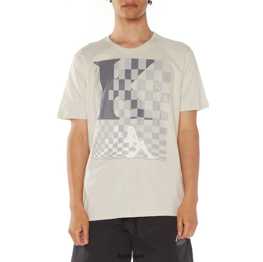 Kappa Finn T-Shirt Grey 408H4N134 - Kappa Trainers UK