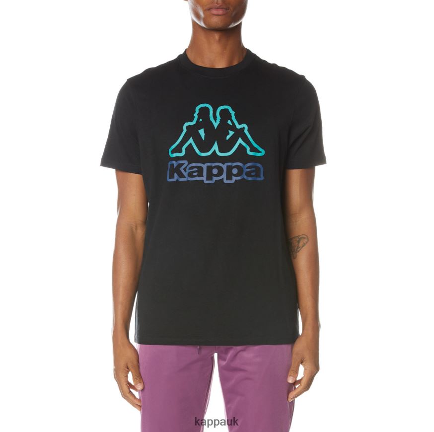 Kappa Logo Gart T-Shirt Jet Black 408H4N160 - Kappa UK
