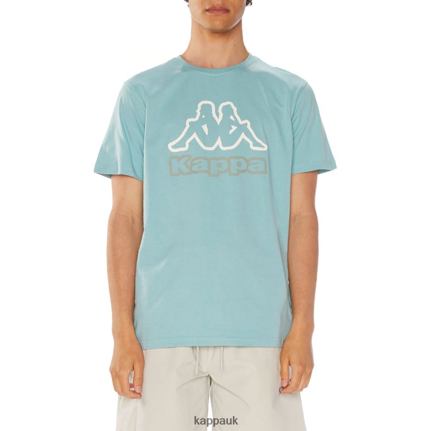 Kappa Logo Ostesso T-Shirt Sage 408H4N116 - Kappa Trainers UK