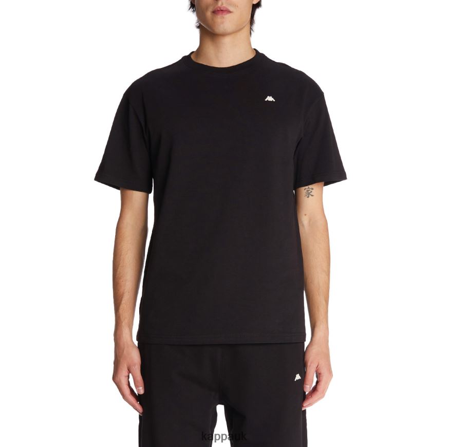 Kappa Robe Giovani Darphis T-Shirt Black 408H4N152 - Kappa Trainers UK