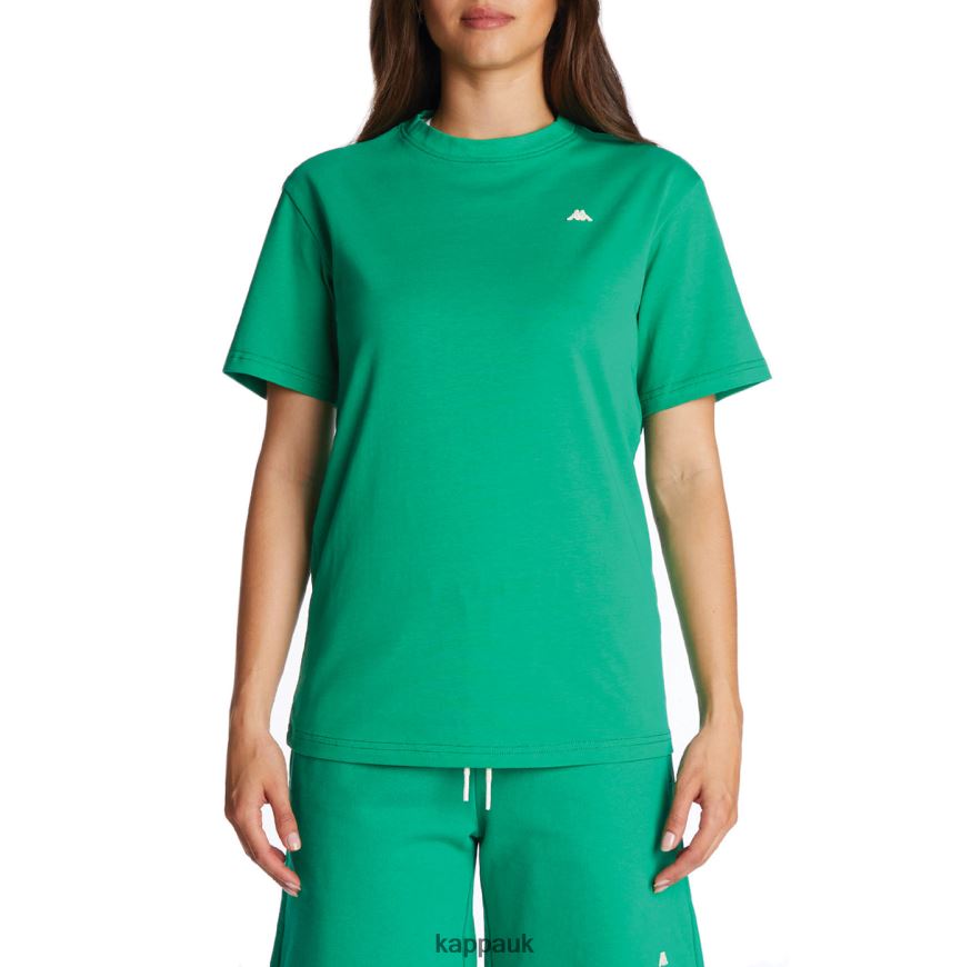 Kappa Robe Giovani Darphis T-Shirt Kelly Green 408H4N200 - Kappa Trainers UK