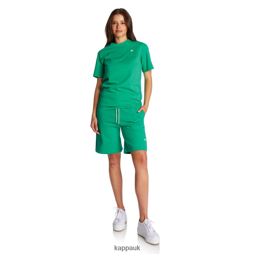 Kappa Robe Giovani Darphis T-Shirt Kelly Green 408H4N200 - Kappa Trainers UK