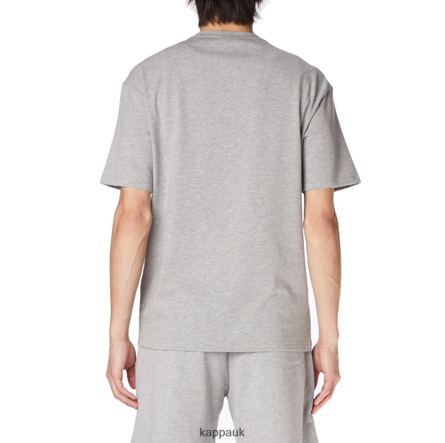 Kappa Robe Giovani Darphis T-Shirt Light Grey 408H4N153 - Kappa Tracksuit UK