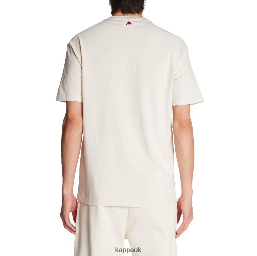 Kappa Robe Giovani Revati T-Shirt Cream 408H4N197 - Kappa Trainers UK