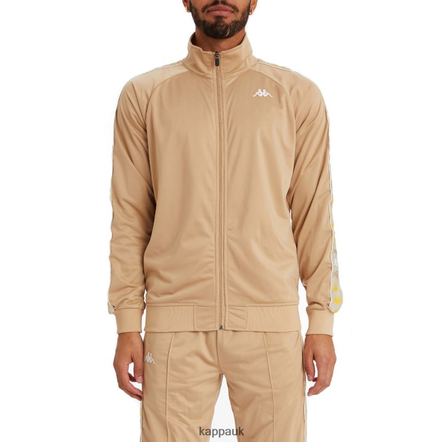 Kappa 222 Banda Dullo 2 Track Jacket Beige 408H4N7 - Kappa UK