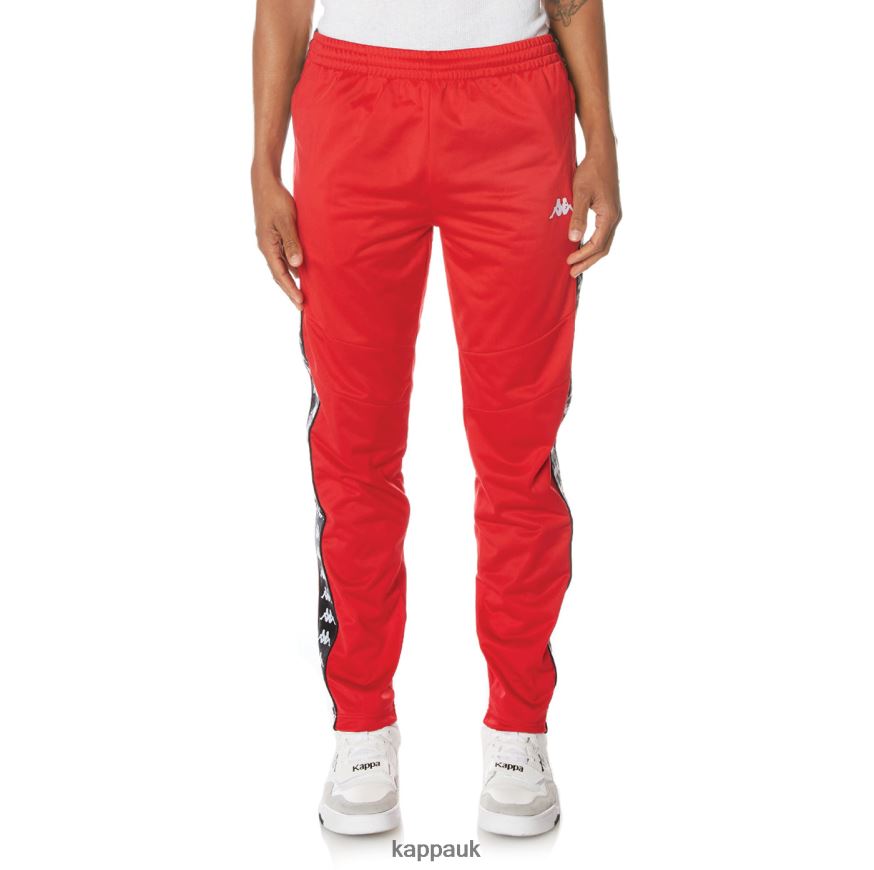 Kappa 222 Banda Aderno Trackpants Red 408H4N31 - Kappa UK