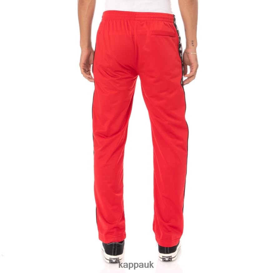 Kappa 222 Banda Astoriazz Trackpants RED BLACK 408H4N37 - Kappa UK