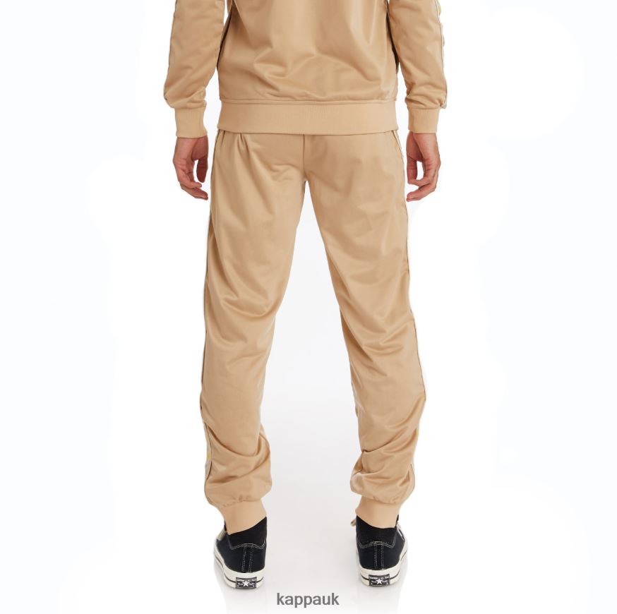 Kappa 222 Banda Deky 2 Trackpants Beige 408H4N27 - Kappa Tracksuit UK