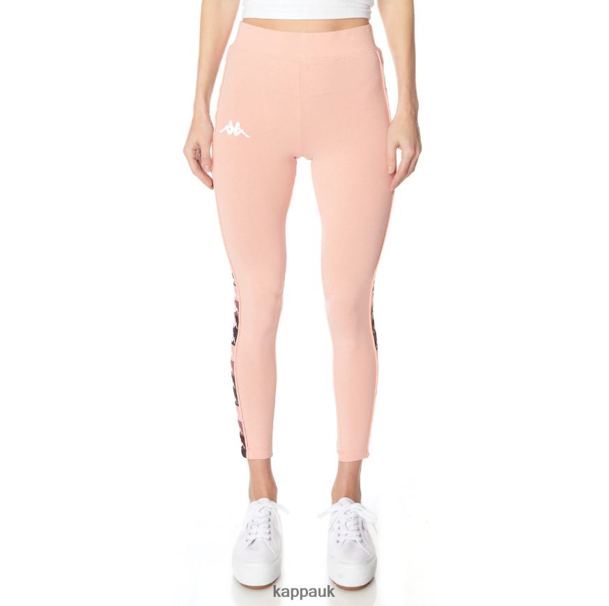 Kappa 222 Banda Leo Leggings Pink 408H4N393 - Kappa Tracksuit UK