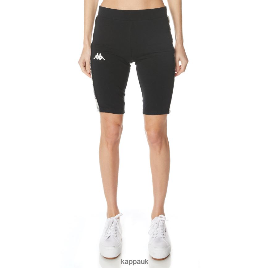 Kappa 222 Banda Mia Bike Shorts Black Jet 408H4N391 - Kappa UK