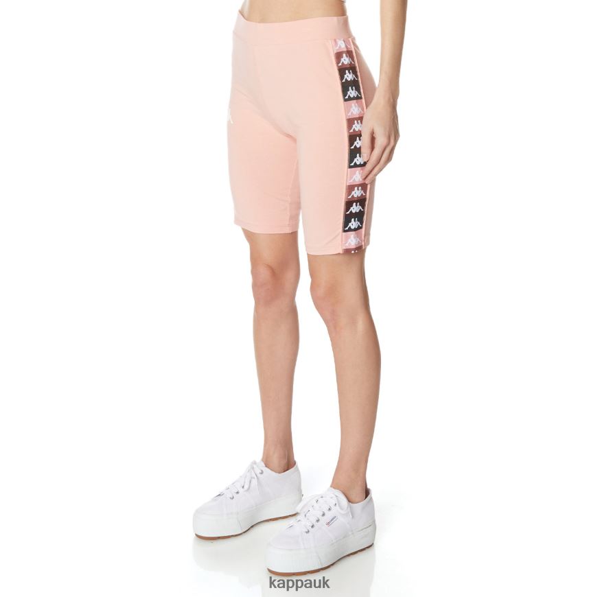 Kappa 222 Banda Mia Bike Shorts Pink 408H4N388 - Kappa UK