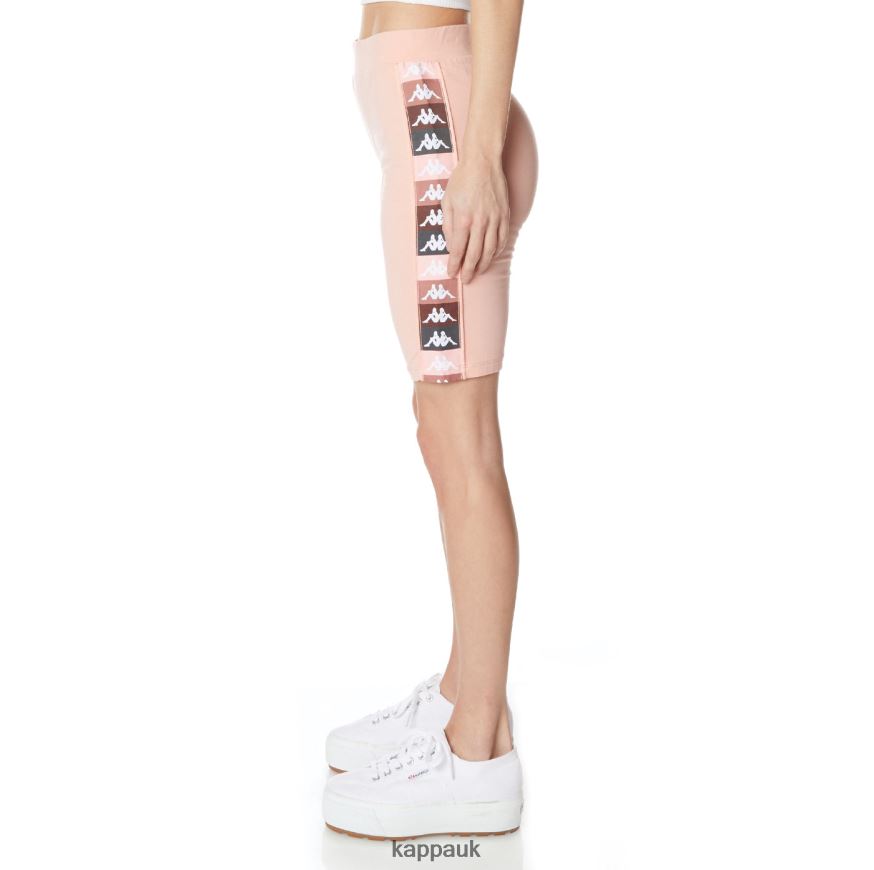 Kappa 222 Banda Mia Bike Shorts Pink 408H4N388 - Kappa UK