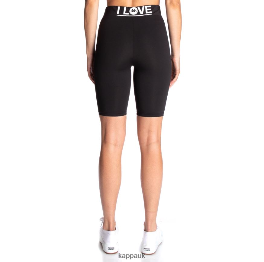 Kappa Authentic Chorzow 2 Bike Shorts Black Jet 408H4N389 - Kappa Trainers UK