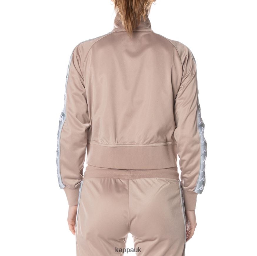 Kappa 222 Banda Casper Track Jacket Beige 408H4N366 - Kappa Tracksuit UK