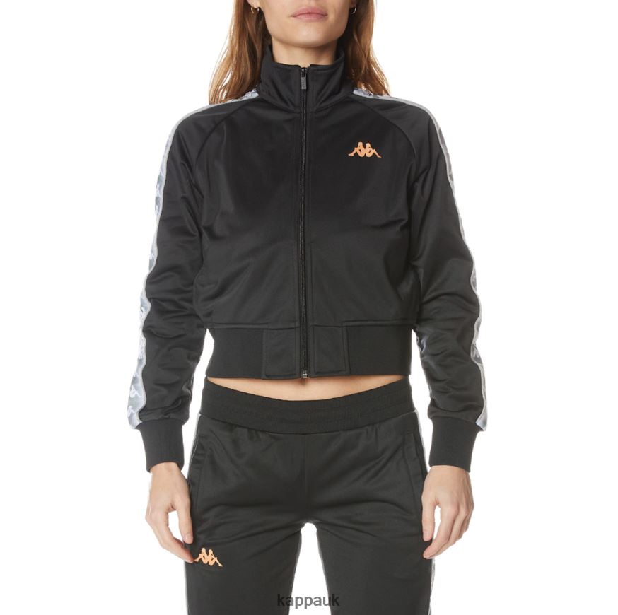 Kappa 222 Banda Casper Track Jacket Jet Black 408H4N367 - Kappa UK