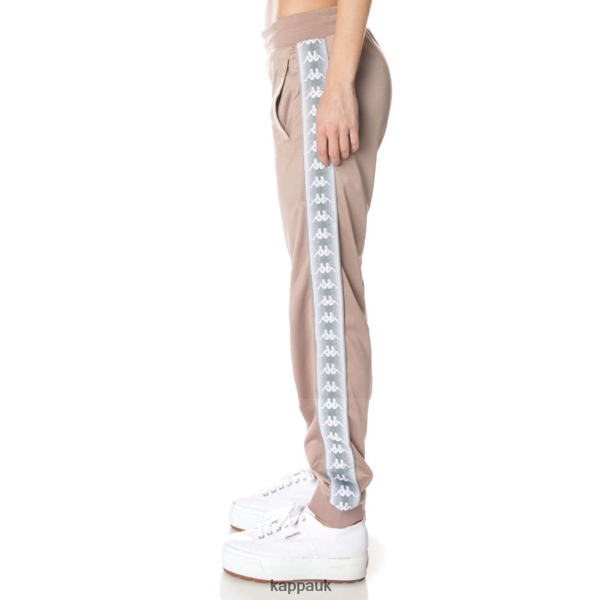 Kappa 222 Banda Gastoria Trackpants Beige 408H4N369 - Kappa Tracksuit UK